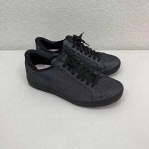 Kizik Irvine Black Denim Canvas Hands Free Slip On Sneakers Shoes Womens sz 7.5